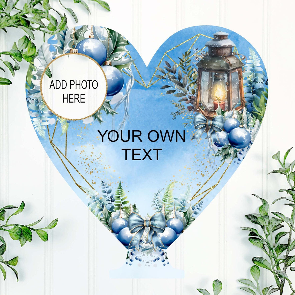Christmas remembrance heart tealight holder for someone special
