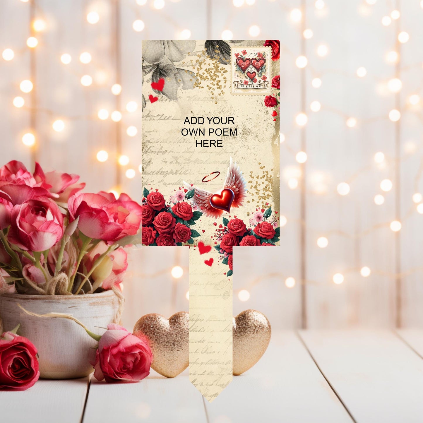 Memorial Remembrance Valentine’s Grave Marker