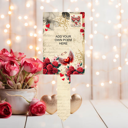 Memorial Remembrance Valentine’s Grave Marker