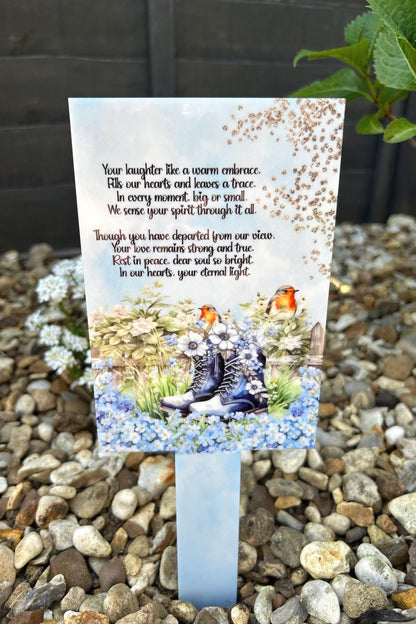 Forget Me Knot Grave Marker