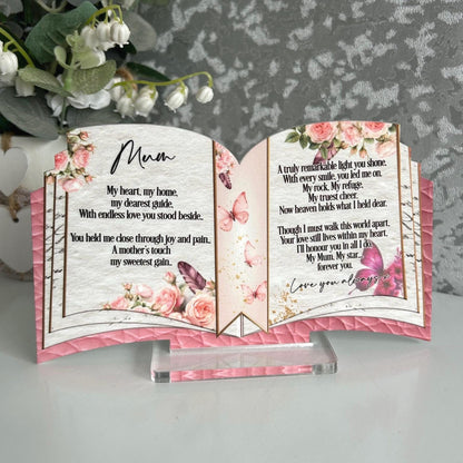 Open Book Memorial Plaque
