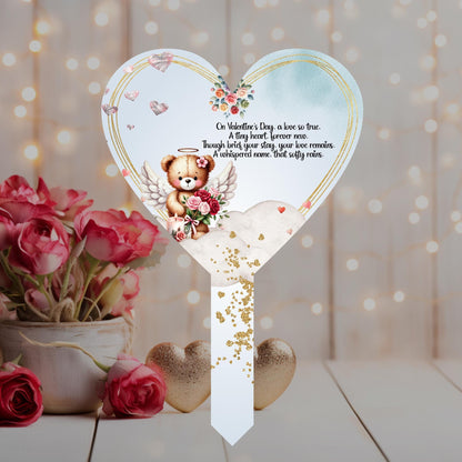 Infant Remembrance Memorial Valentines Grave Marker