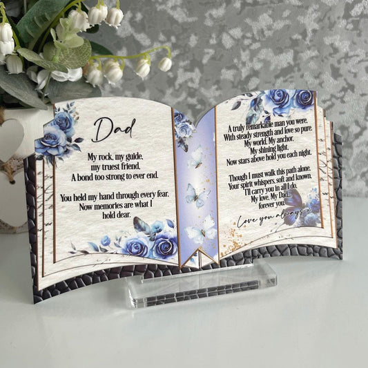 Open Book Memorial Plaque