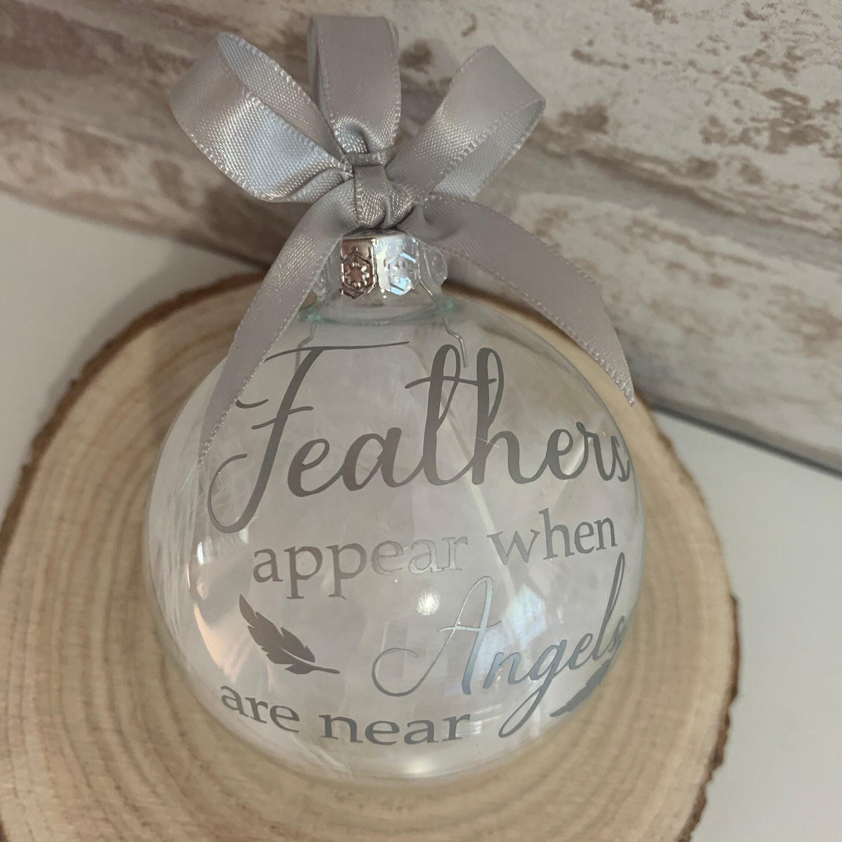 Feathers Appear memorial Christmas tree decoration
