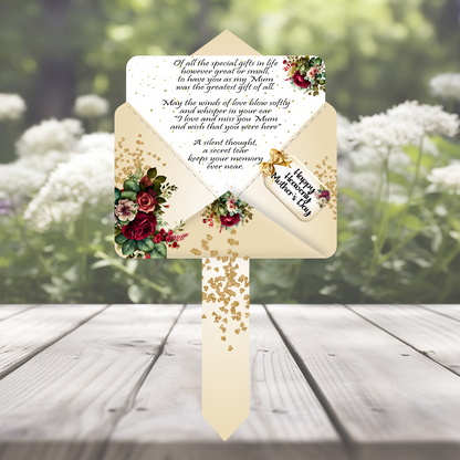 Mother's Day Memorial Letter to Heaven Grave Marker
