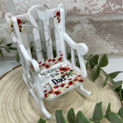 Reserved Seat Memorial Hanging/ Rocking Chair