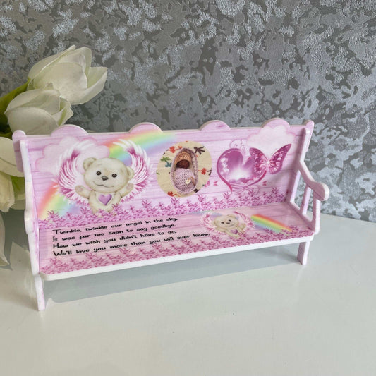 Memorial Baby Bench Keepsake