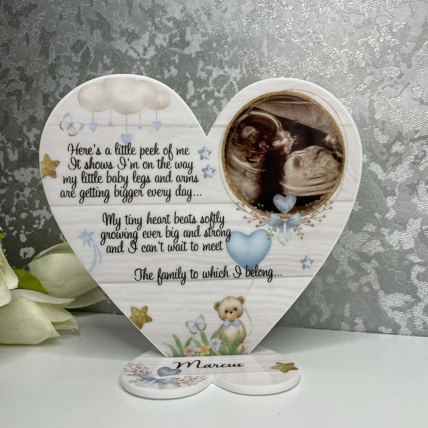 Ultrasound Frame| Baby Announcement| Baby Scan Frame| Baby Loss Scan Keepsake| Baby Shower Gift| Baby Scan Gift| Pregnancy Announcement