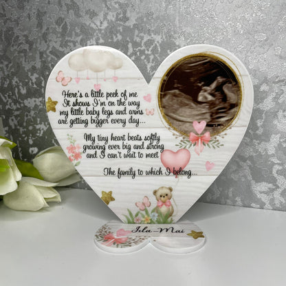 Ultrasound Frame| Baby Announcement| Baby Scan Frame| Baby Loss Scan Keepsake| Baby Shower Gift| Baby Scan Gift| Pregnancy Announcement