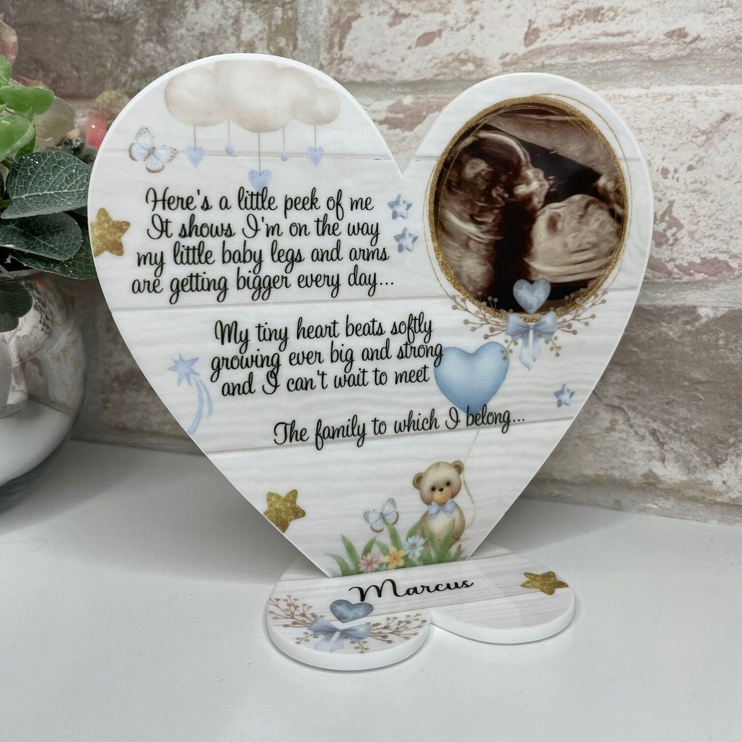 Ultrasound Frame| Baby Announcement| Baby Scan Frame| Baby Loss Scan Keepsake| Baby Shower Gift| Baby Scan Gift| Pregnancy Announcement