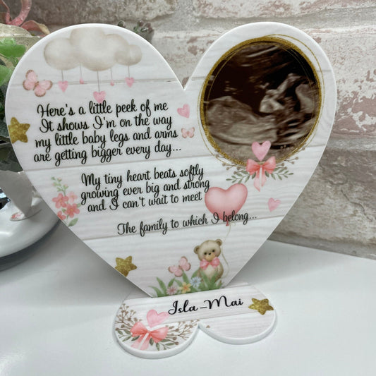 Ultrasound Frame| Baby Announcement| Baby Scan Frame| Baby Loss Scan Keepsake| Baby Shower Gift| Baby Scan Gift| Pregnancy Announcement