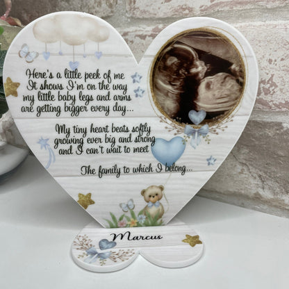 Ultrasound Frame| Baby Announcement| Baby Scan Frame| Baby Loss Scan Keepsake| Baby Shower Gift| Baby Scan Gift| Pregnancy Announcement