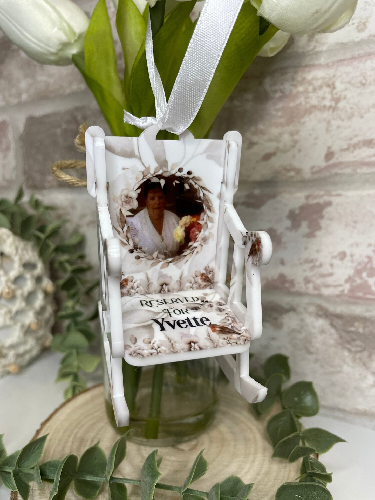 Reserved Seat Memorial Hanging/ Rocking Chair