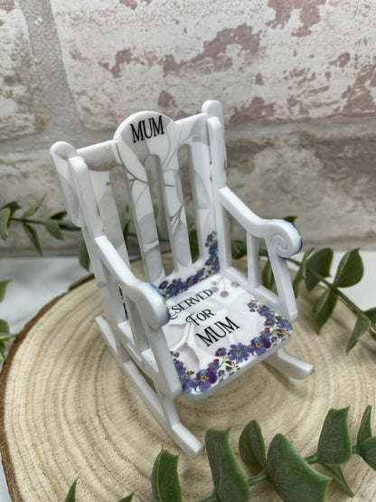 Reserved Seat Memorial Hanging/ Rocking Chair