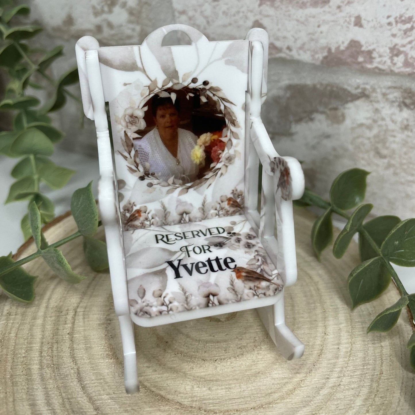 Reserved Seat Memorial Hanging/ Rocking Chair