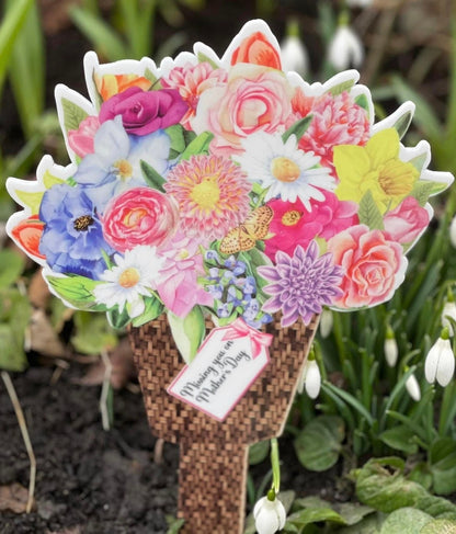 Flower Bouquet Grave Marker