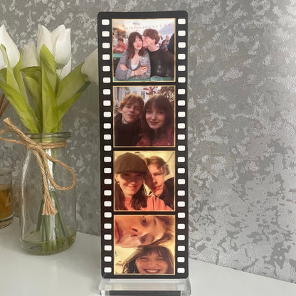 Personalised Photo Polaroid Keepsake| Photo Print Plaque With Stand| Polaroid Photo Plaques| Personalised Memory Film| Camera Roll Gifts|