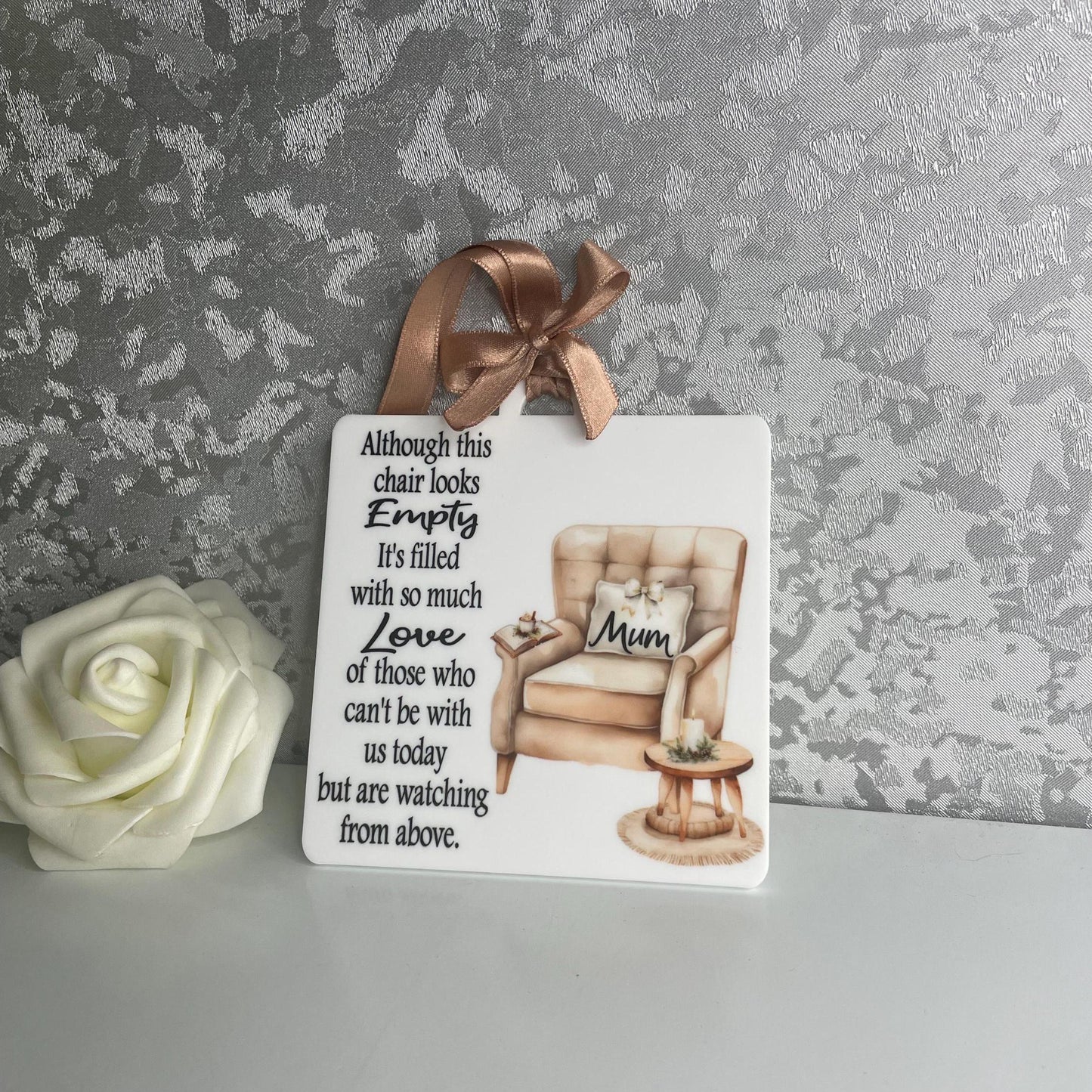 Empty Chair Memorial Hanging Decoration