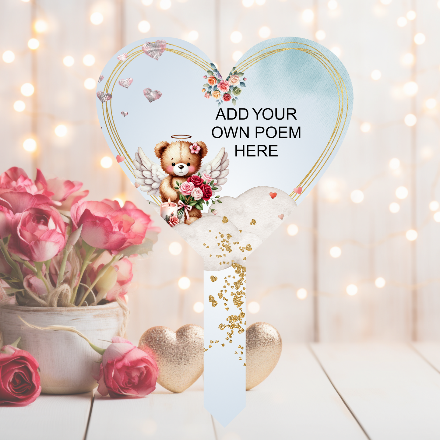 Infant Remembrance Memorial Valentines Grave Marker