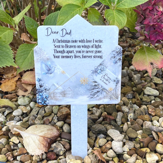 Letter To Heaven Christmas memorial marker for someone dearly missed