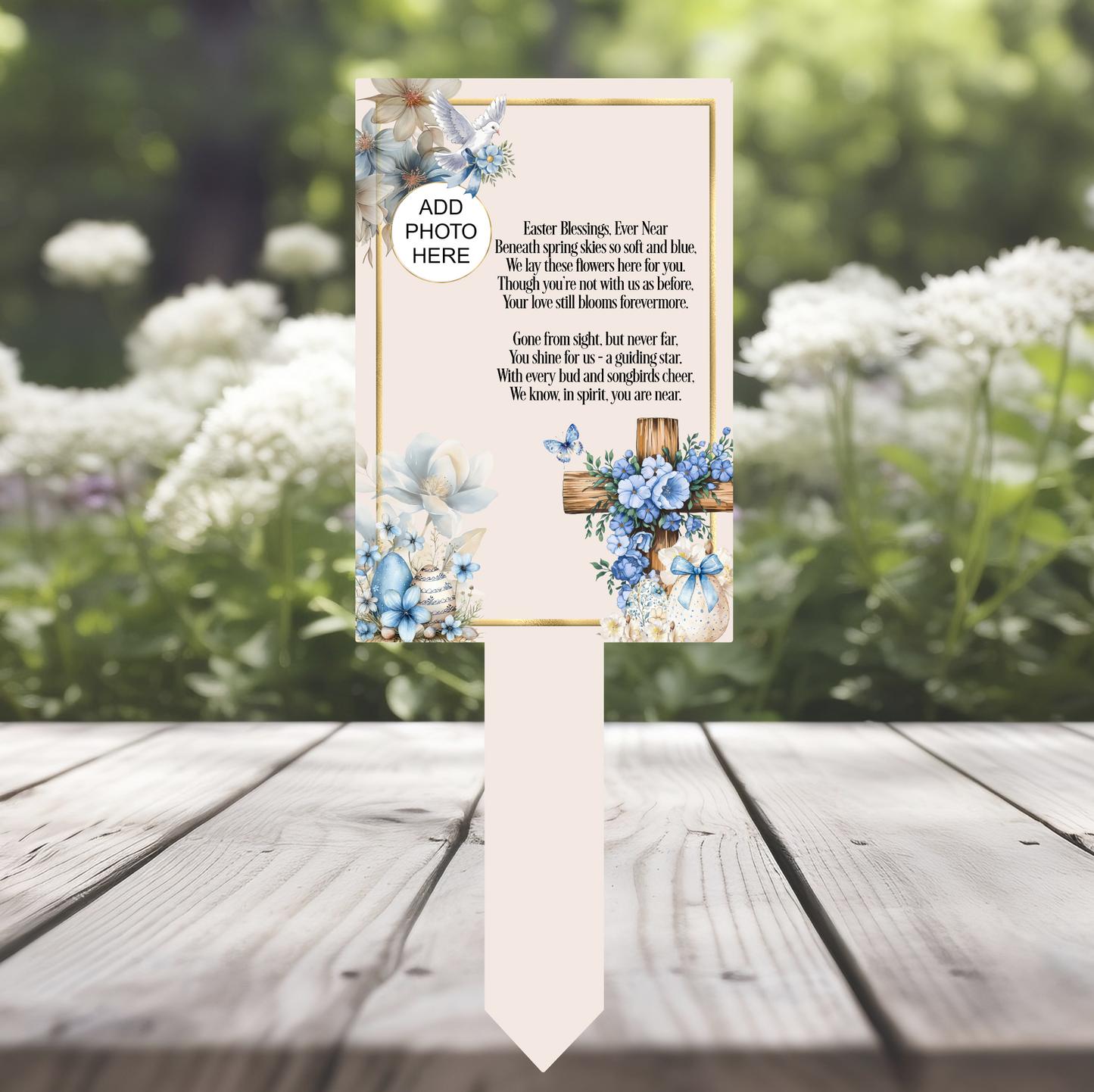 Easter Memorial Remembrance Grave Marker