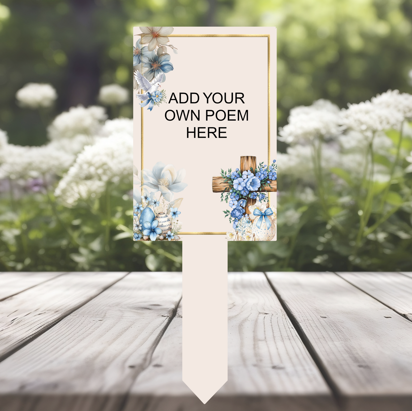 Easter Memorial Remembrance Grave Marker