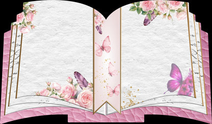Open book graveside memorial plaque for someone dearly missed