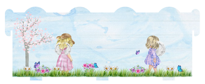 Personalised baby memorial bench with your own special wording