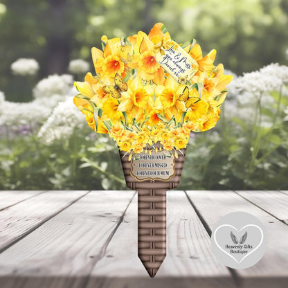 Personalised Mother’s Day memorial flower grave decoration