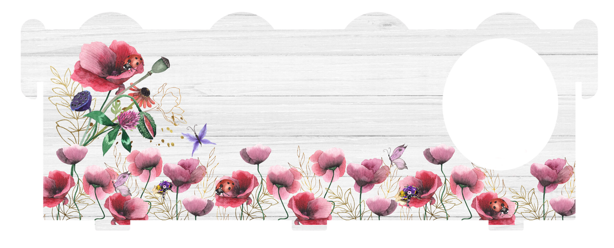 Personalised poppy memorial bench with photo and own wording