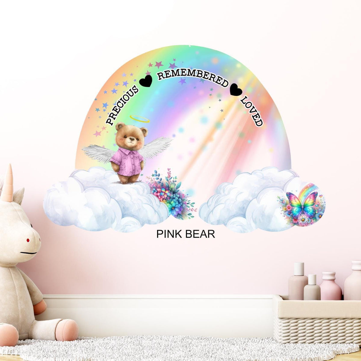 Precious Remembered Loved baby memorial keepsake